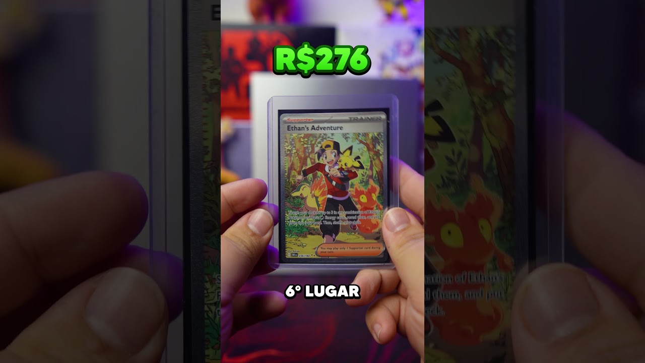 As 10 cartas mais caras e raras da minha cole&ccedil;&atilde;o de Pokemon! #pokemon