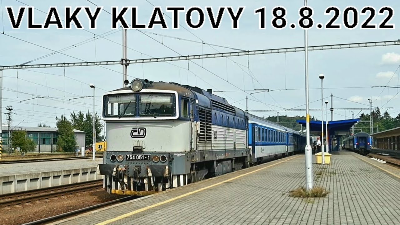 Vlaky Klatovy 18.8.2022