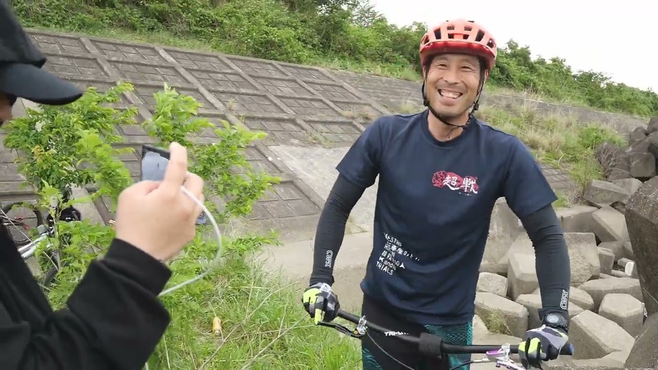 Bicycle Trial Kazuki Natsuki  自転車トライアル　サルの島