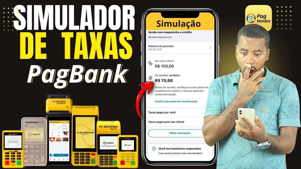 CALCULADORA DE TAXAS PAGBANK - Veja Como Simular Vendas no PagVendas