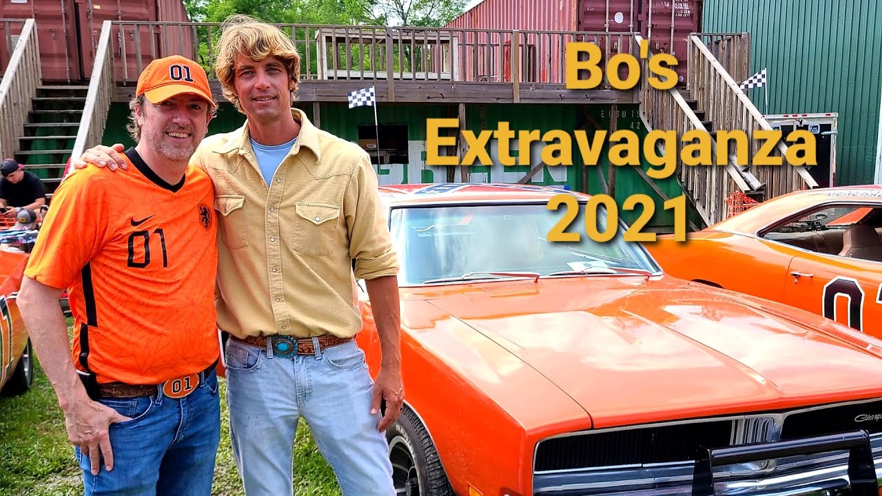 Bo's Extravaganza 2021 John Schneider's Celebration General Lee Parade Car Show  Movie Stunt