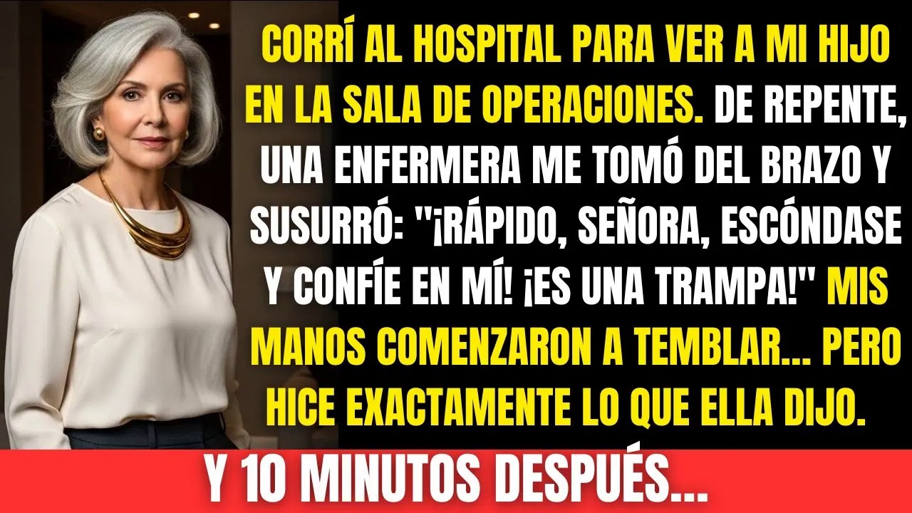 Mi hijo fingió estar al borde de la muerte… pero una enfermera me advirtió “¡Es una trampa!”