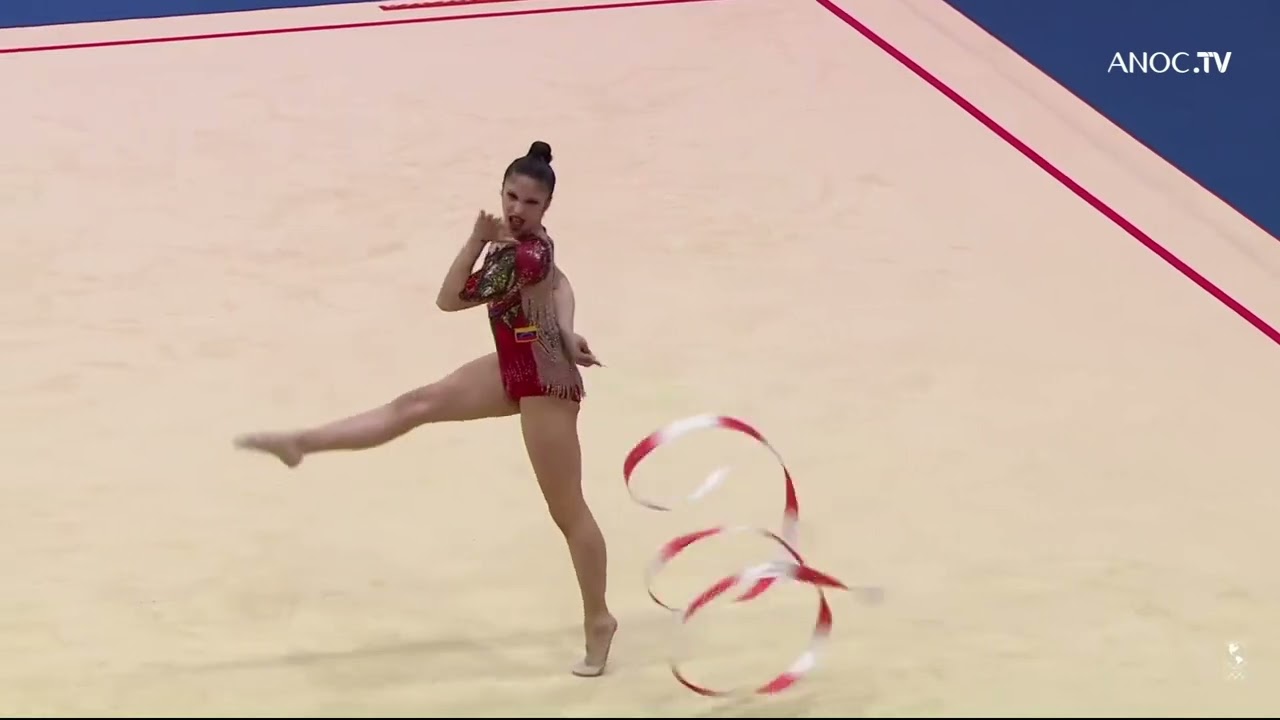 ARISMENDI Camila (VEN) RIBBON 22,9 - Apparatus Final - Junior Pan American Games 2025
