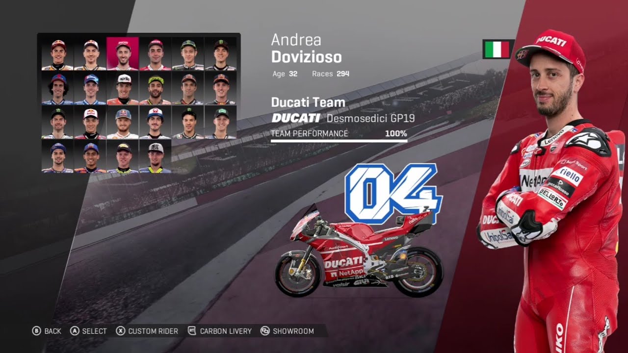 MotoGP 19 All Rider All track