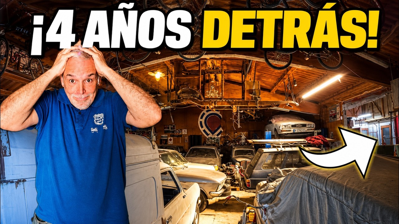 ¡4 AÑOS para entrar en este Barn find! | El garaje de los proyectos infinitos