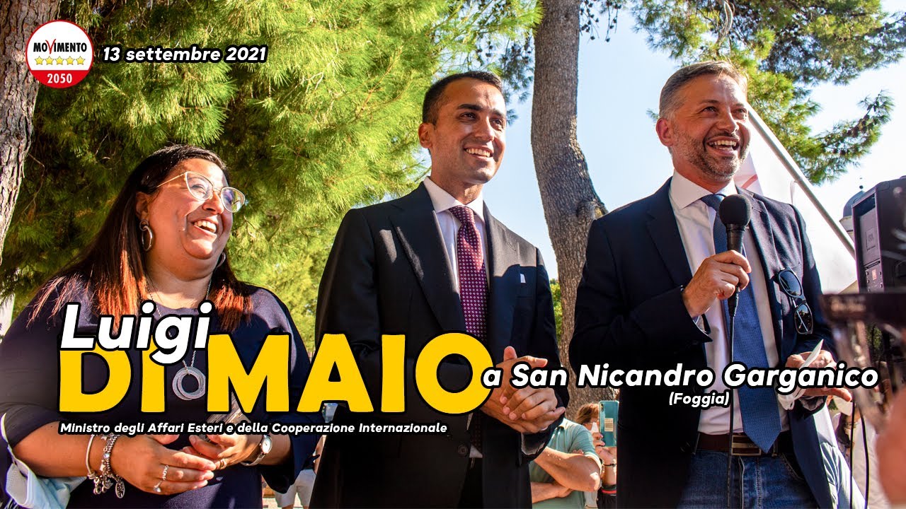 Min. Di Maio a San Nicandro Garganico (FG)