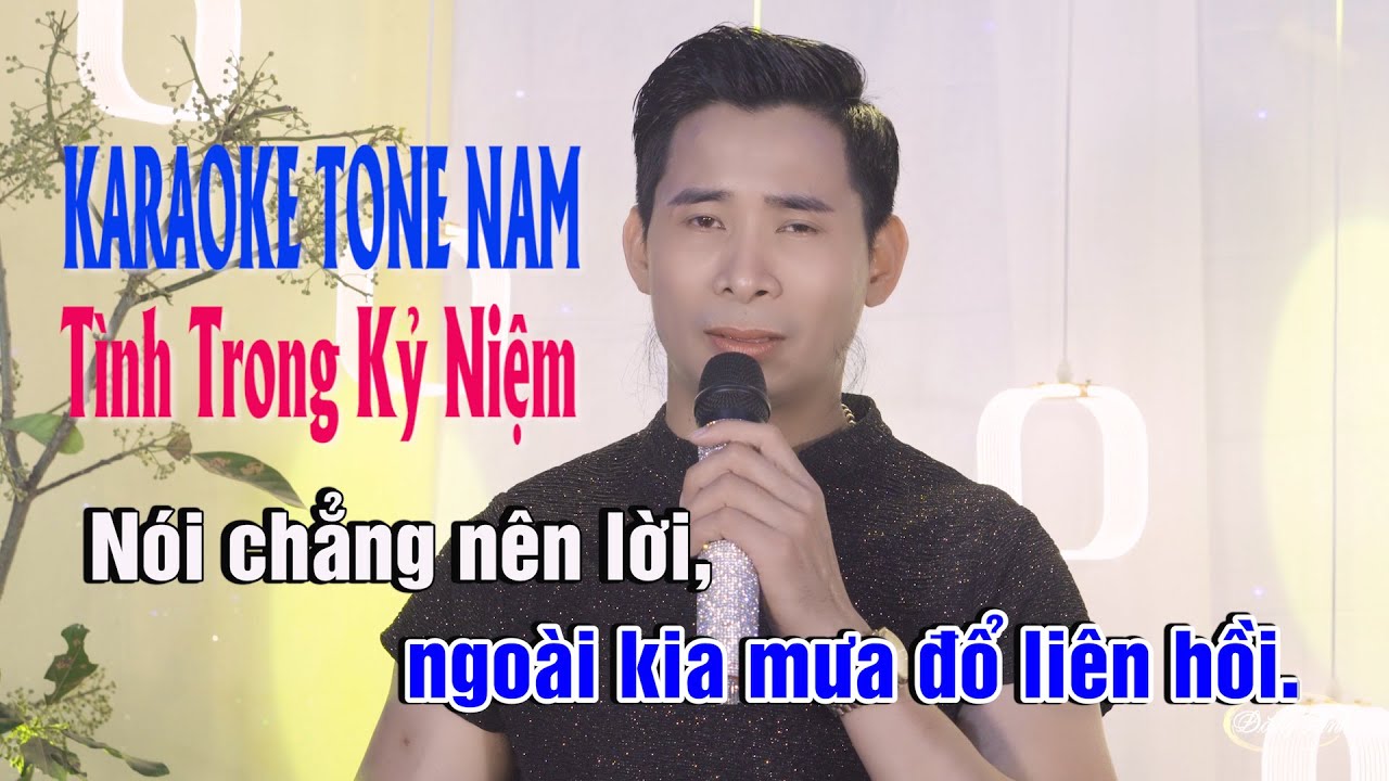 TÌNH TRONG KỶ NIỆM TONE NAM KARAOKE | BEAT HAY DỄ HÁT CHUẨN NHẤT | ĐĂNG ANH.