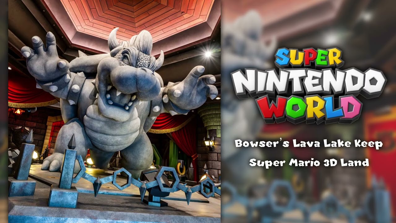 【SOURCE OST】Super Nintendo World: Bowser's Lava Lake Keep - Super Mario 3D Land