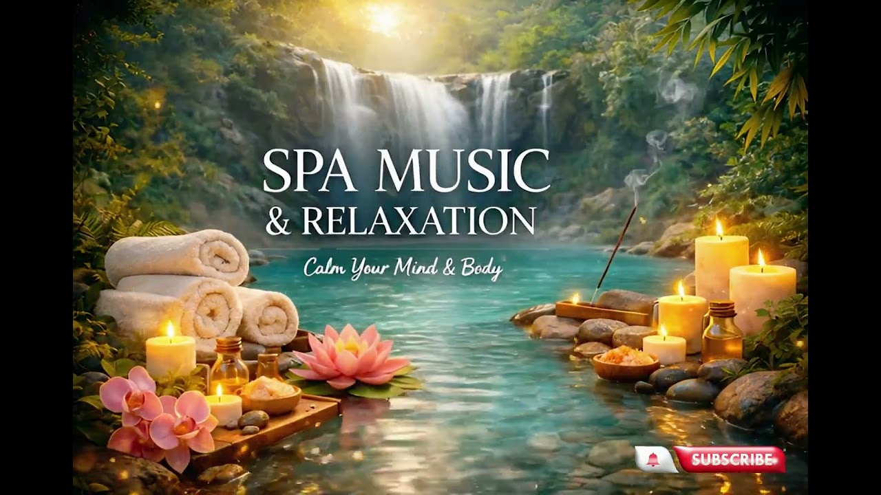 Deep Spa Relaxation Music 4K 🌿 Stress Relief, Massage, Healing Ambience | 3 Hours
