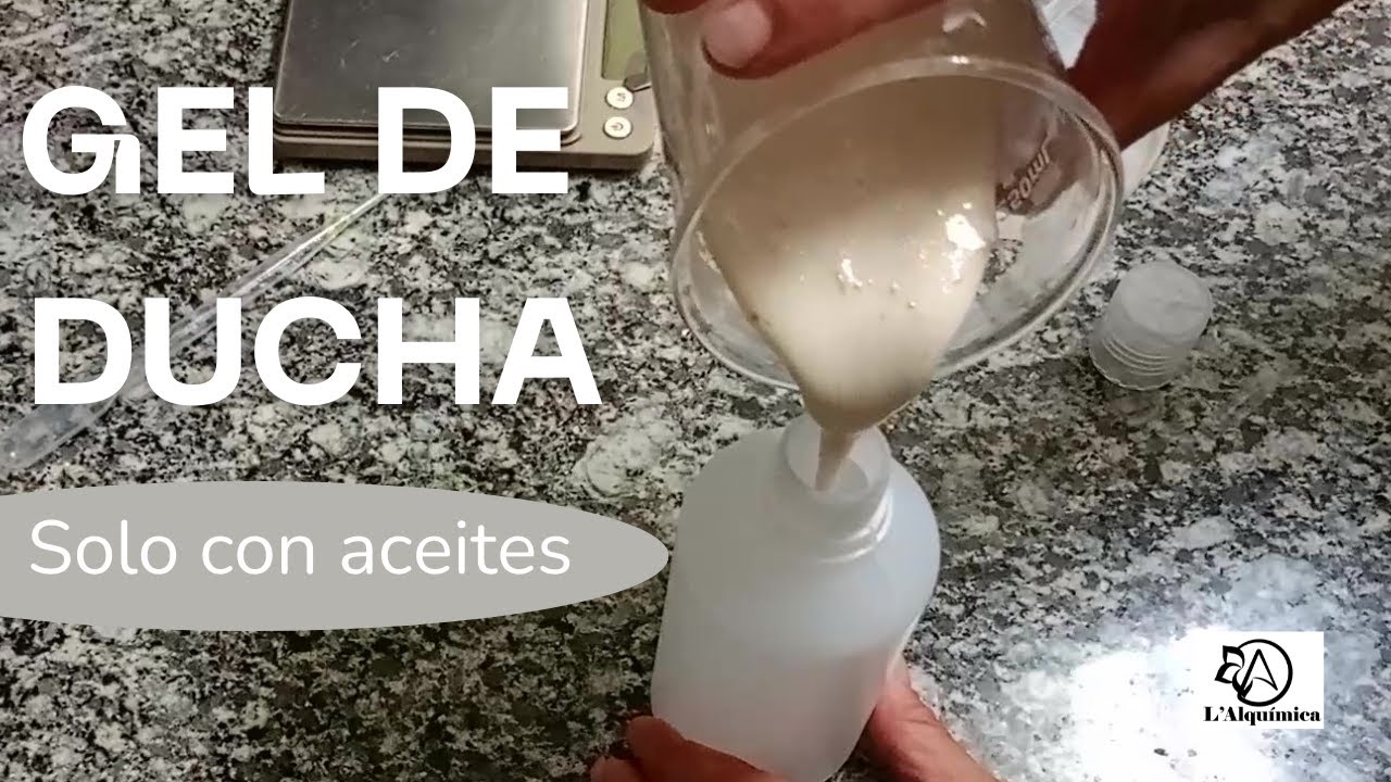 GEL DE DUCHA piel SECA/Cosmética Natural y Casera/l' Alquímica