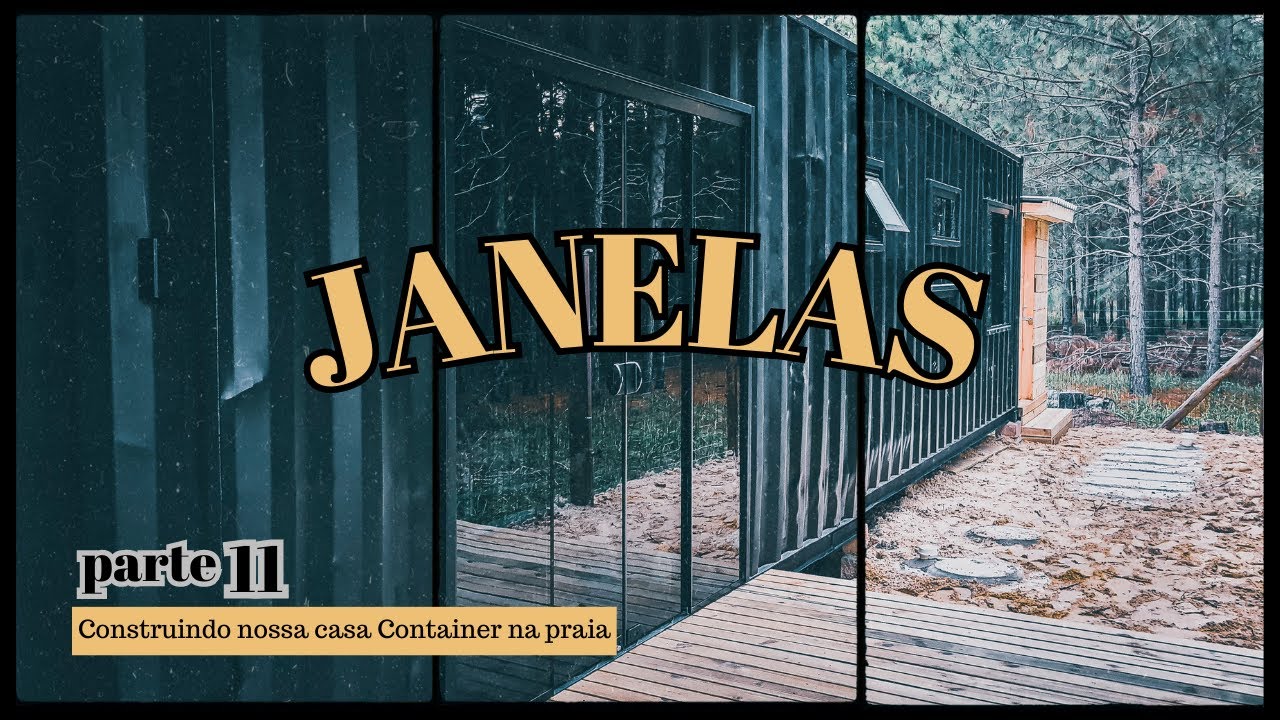 Container ganhou portas e janelas de vidro