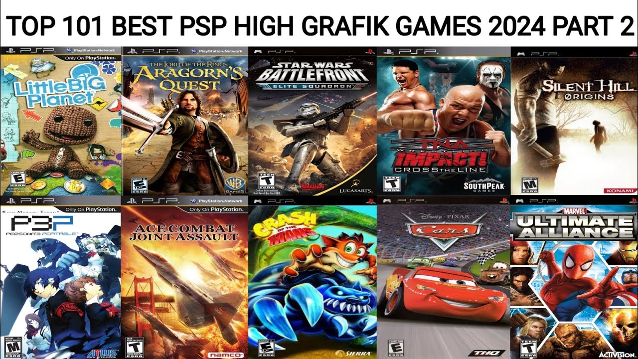 Top 101 Game PSP Grafik Terbaik 2024 | Game PSP Terbaik | Emulator PSP Android | Part 2