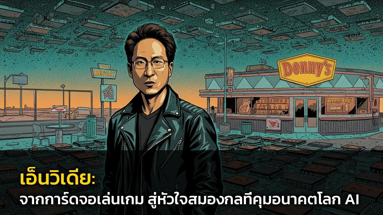 ✨NVIDIA: เดิมพันหมื่นล้านดอลลาร์ที่เปลี่ยนการ์ดจอให้กลายเป็นสมองของ AI 👍