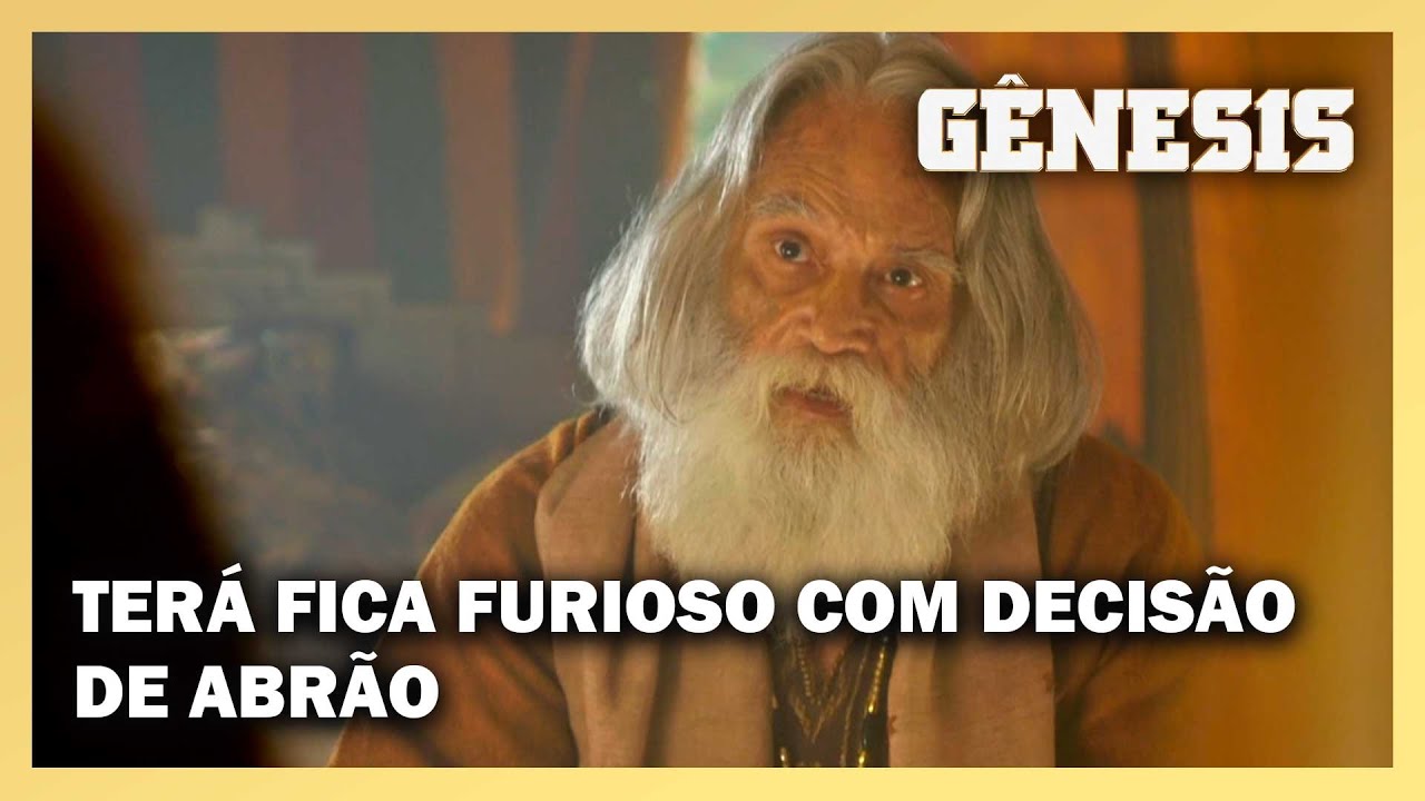 NOVELA GÊNESIS: Terá fica furioso com partida de Abrão e nega se despedir