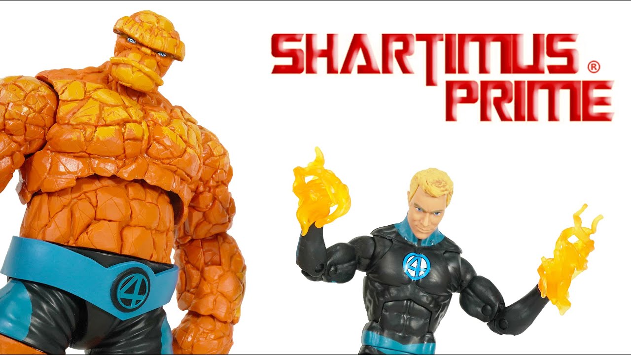 Marvel Legends Human Torch & Thing 2019 Super Skrull BAF Fantastic Four Wave Action Figure Review