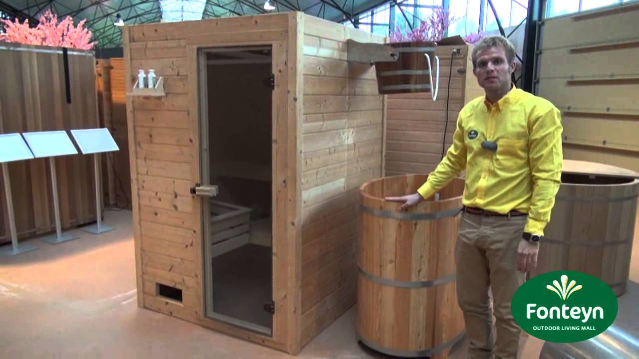 Infrarood Sauna Ivar 2 T en Rondleiding Fonteyn in Deutsch