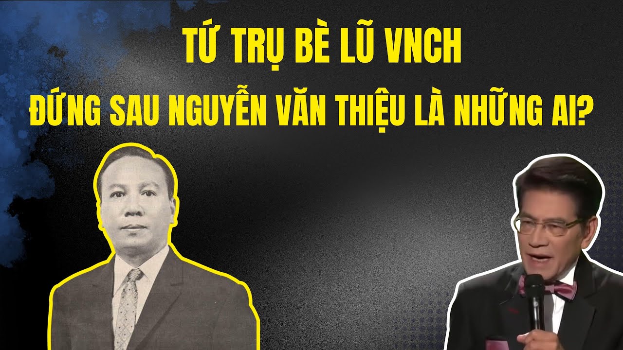 TỨ TRỤ TƯỚNG LĨNH VNCH ĐỨNG SAU NGUYỄN VĂN THIỆU - Chuyện Đêm Khuya | Nguyễn Ngọc Ngạn