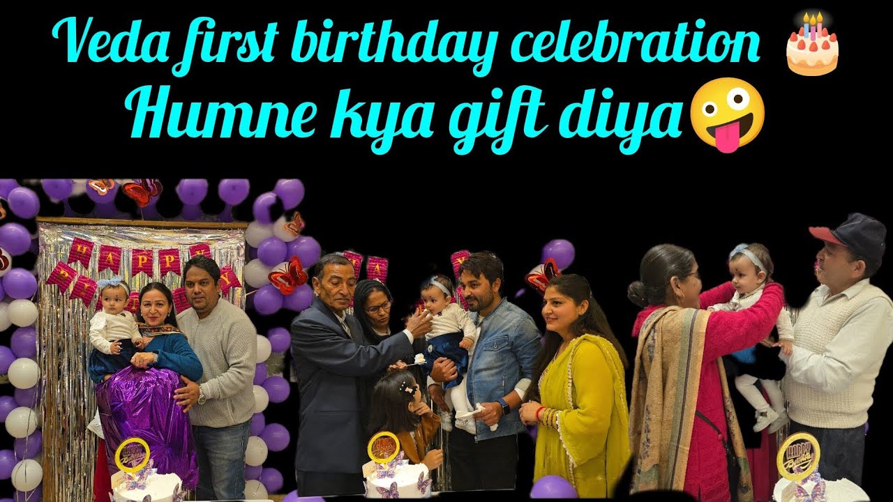 Veda ka 1st Birthday 🎂 || jaivikimasti || family time|| Jaivi Pundir || Roorkee ||