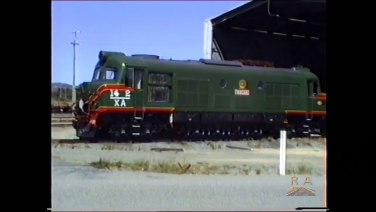 Old Westrail Diesel Locos - Midland and Forrestfield 1990