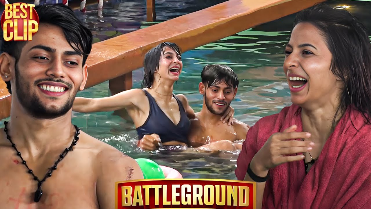 Ankul Thakur और Anjali ने किया Pool में Hot Dance! | Battleground Show | Ankul Thakur Special