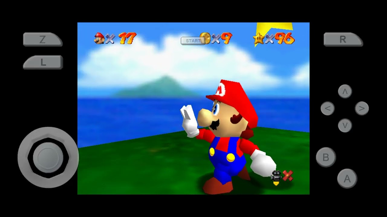 Super Mario 64 Course 13 Tiny-Huge Island