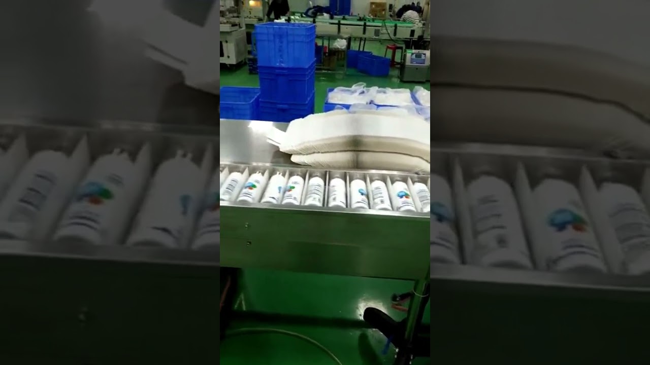 AILE Automatic Cosmetic Medical Bottle Paper Box Cartoning Machine(In customer factory)