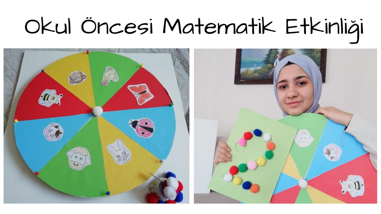 OKUL ÖNCESİ MATEMATİK ETKİNLİĞİ II Okul öncesi, Çarkıfelek, Sayılar
