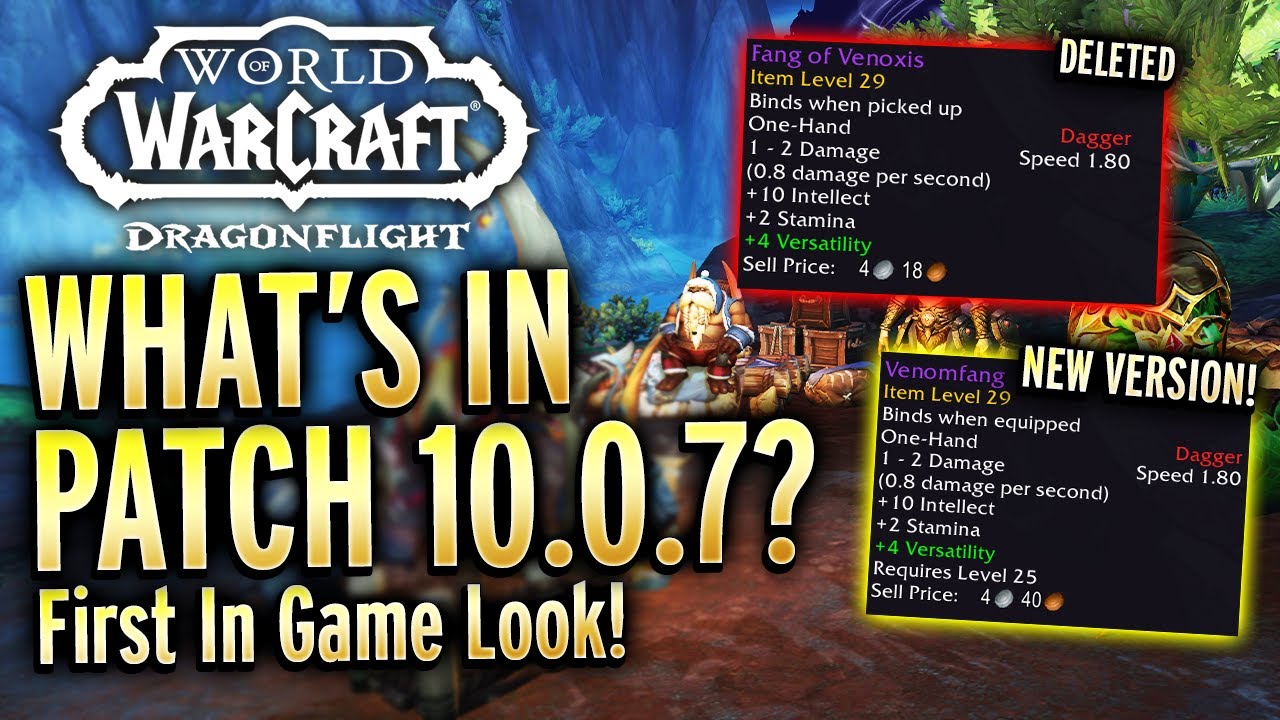 Dragonflight 10.0.7 Feature Preview! ZG Gear Returns, Flying Abilities, Knowledge Catchups And More!