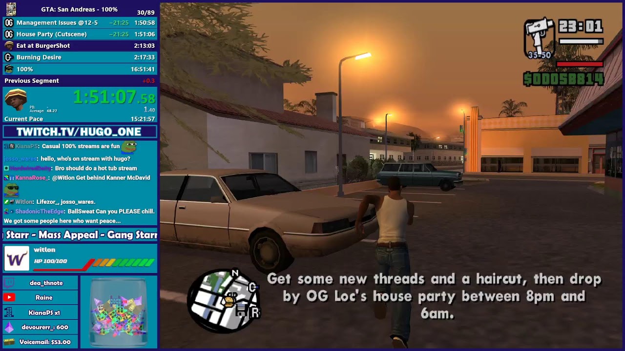 GTA San Andreas Swap Vehicles on Impact & Gun Game All Missions Speedrun Part 5