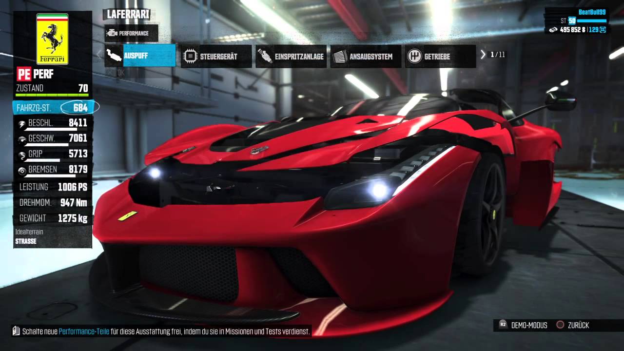 The Crew™- Ferrari LaFerrari / Perfomance Tuning