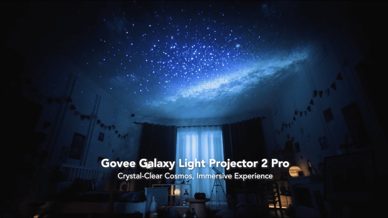Govee Galaxy Light Projector 2 Pro - A Universe Of Crystal-Clear Galaxies Every Night