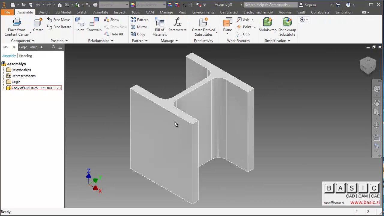 Autodesk Inventor - include frame generator length G_L in iProperty