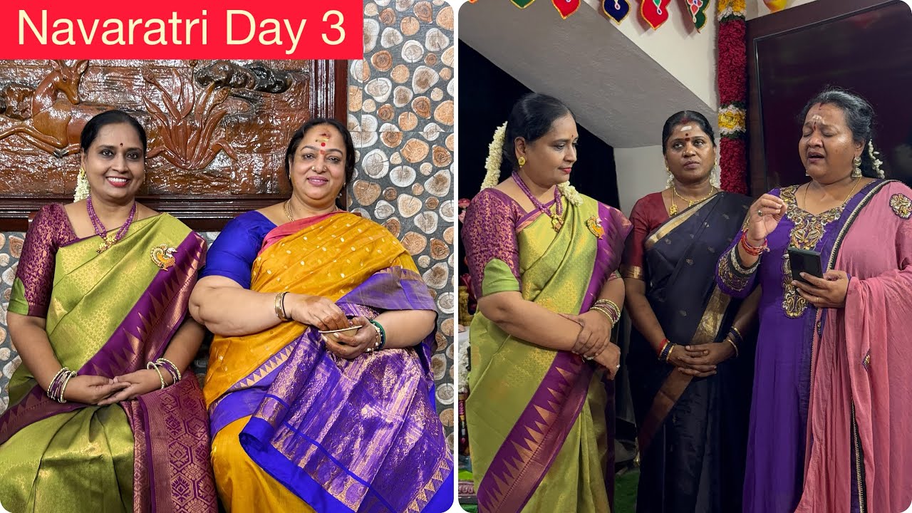 Navaratri day 3 | celebrity visit | கலை மண்டபம் களைகட்டியது #nandhinivibes #grandgolu