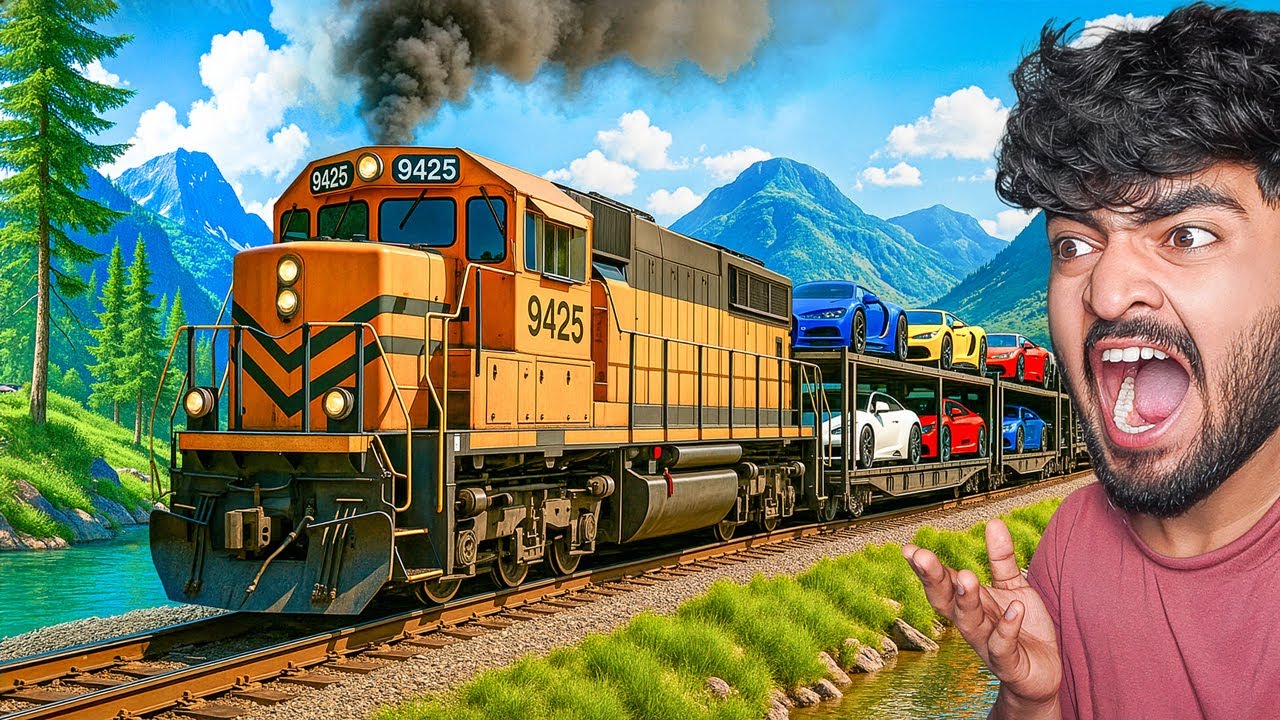 BEAST TRAIN DELIVERS SUPERCARS! | DERAIL VALLEY GAMEPLAY #8