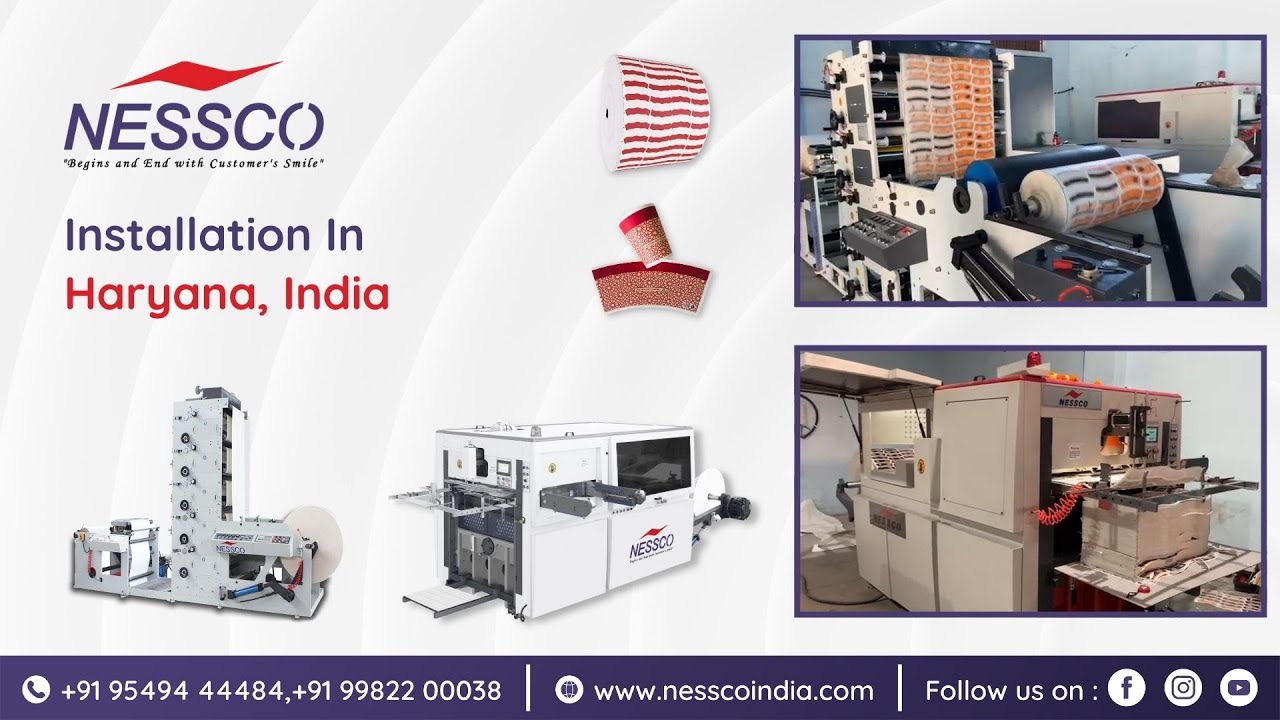 Flexo Printing Machine & Roll Die Cutting Machine Installation | Haryana, India