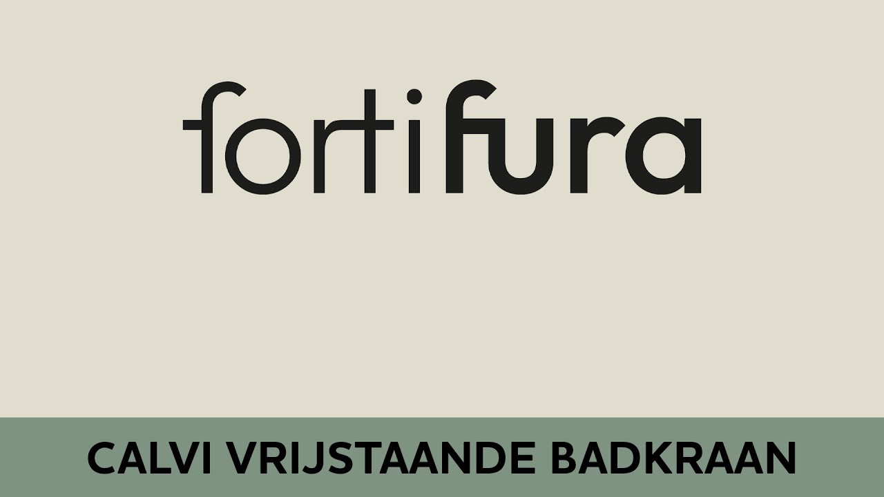 Fortifura Calvi vrijstaande badkraan