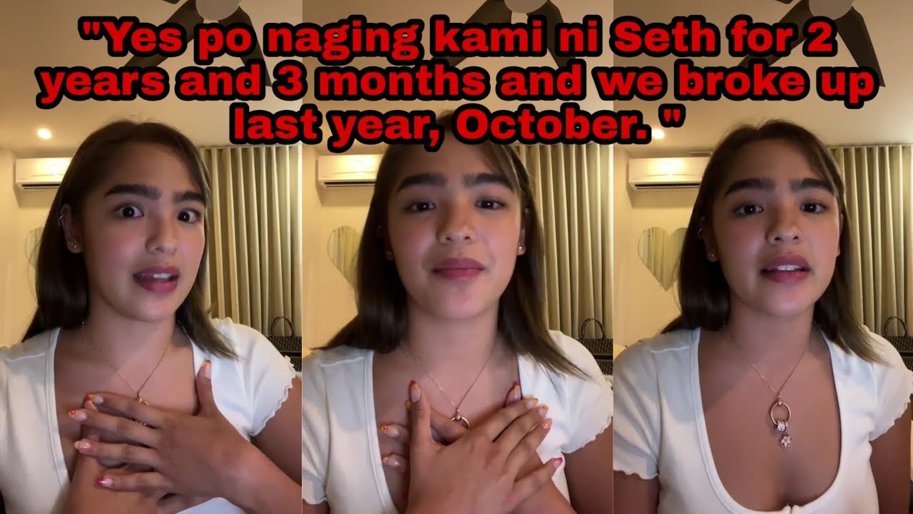 Andrea Brillantes Instagram Live on issue with Seth Fedelin | NAGSALITA NA