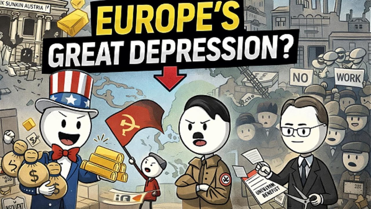 The Great Depression in Europe in 13 Minutes
