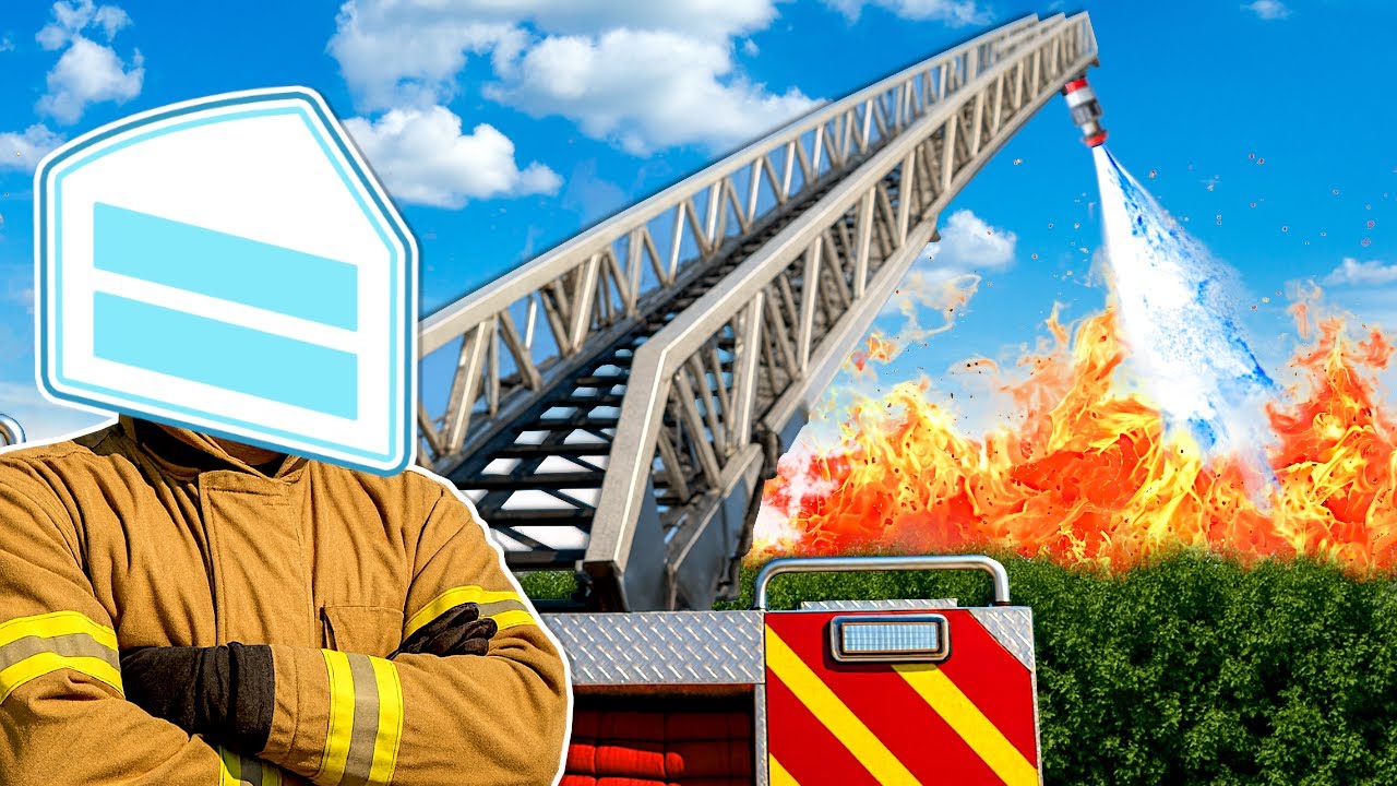 Using a Ladder Truck in Firefighting Simulator!