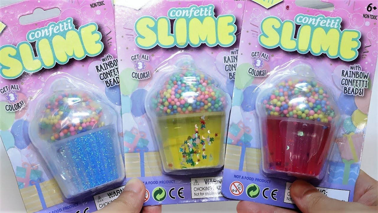 Softserve Confetti Slime DIY Kit