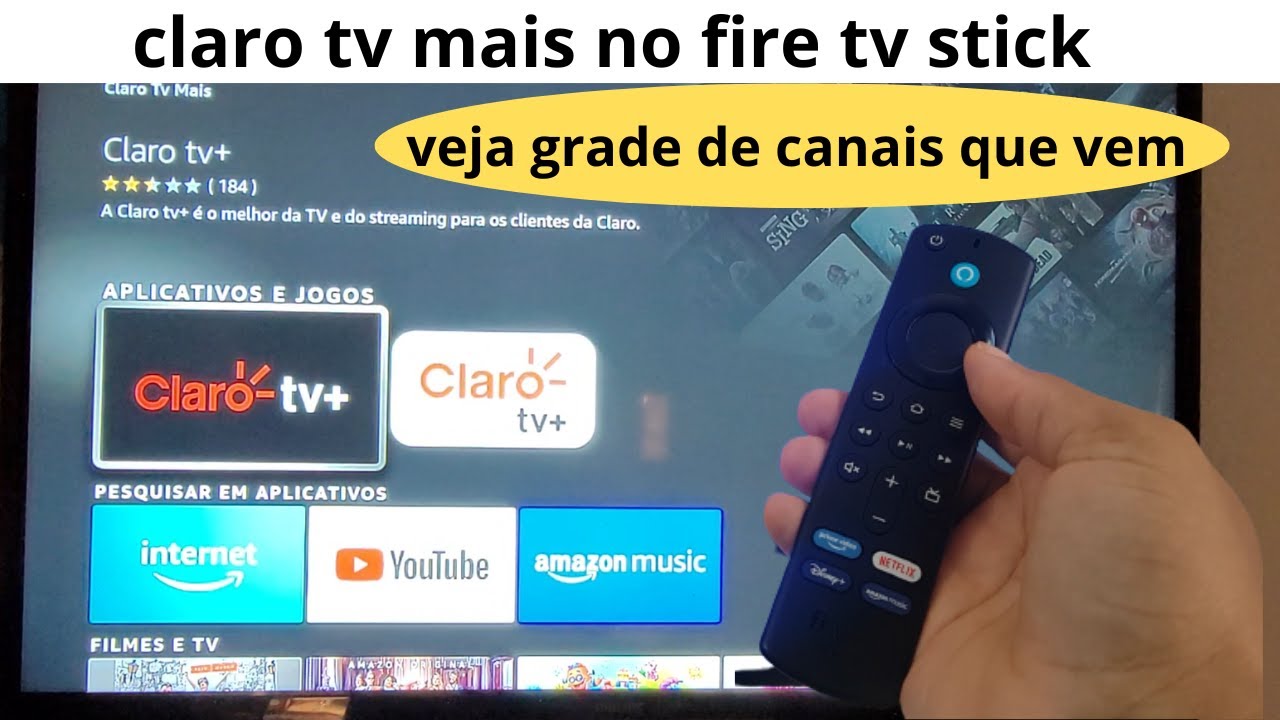 claro tv mais no fire tv stick 4k ultra hd instalar app