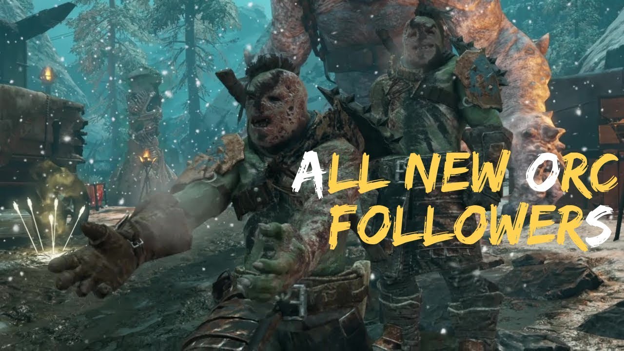 Blade Of Galadriel DLC - All NEW Unique Orc Uruk & Olog Follower Characters (Shadow Of War DLC)