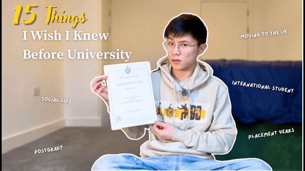 15 things I Wish I knew Before University in the UK | International Student