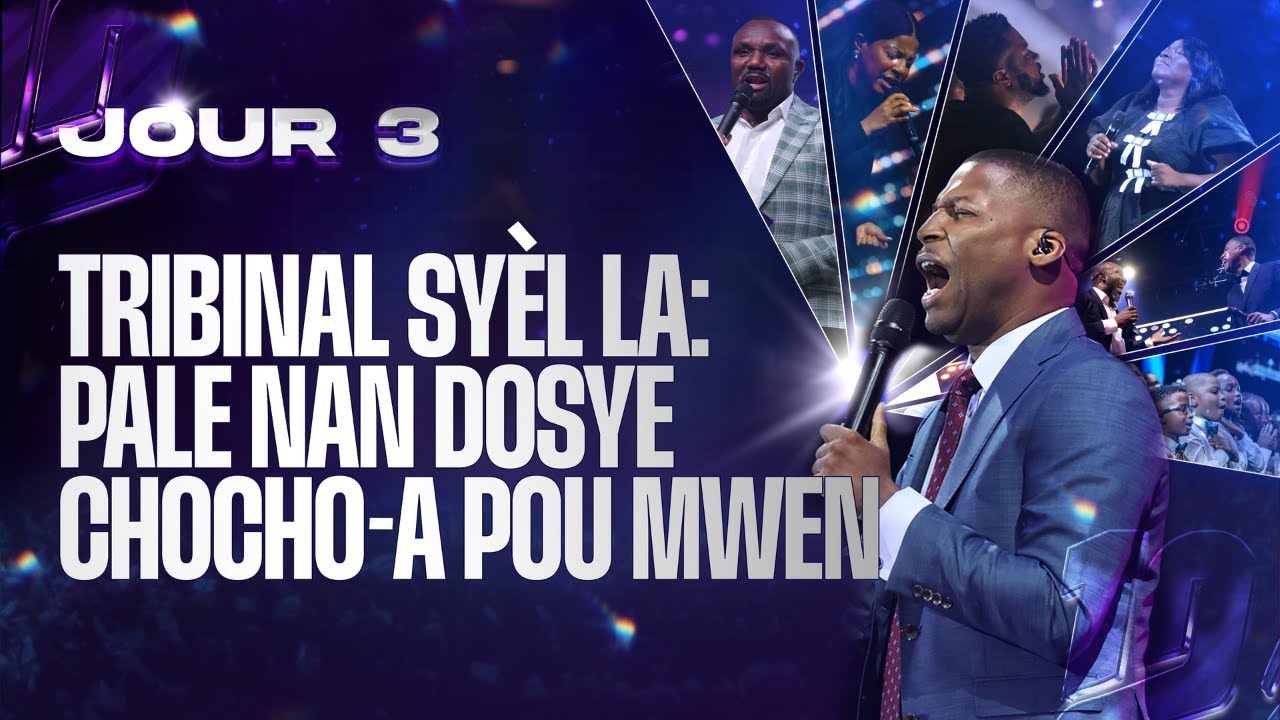 Tribinal Sy&egrave;l la: Pale Nan Dosye Chocho-a Pou Mwen! | 12 Soir&eacute;es de Gloire | J-3 | Gregory Toussaint