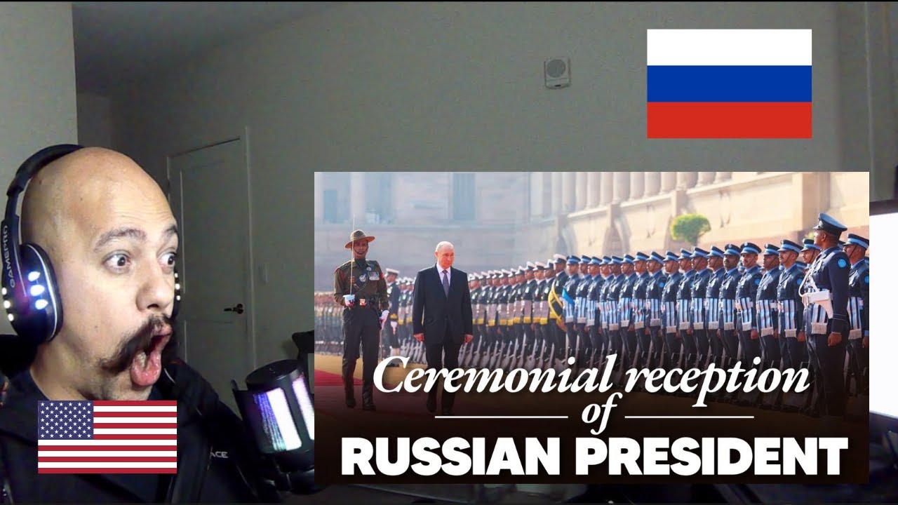 American Reacts To PM Modi at ceremonial reception of Russian President Putin at Rashtrapati Bhavan