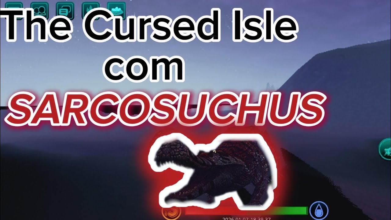 Jogando the cursed isle usando sarcosuchus