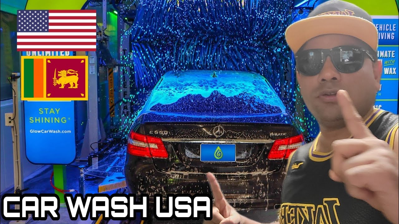 🇺🇸 USA car wash Review අමු සිංහල