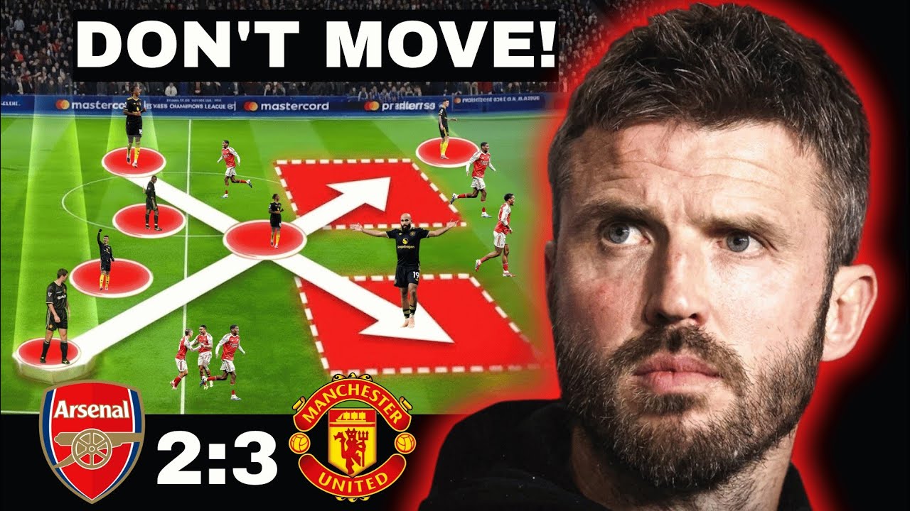 How Michael Carrick's MASTERCLASS Beat Arsenal 2-3 Man United