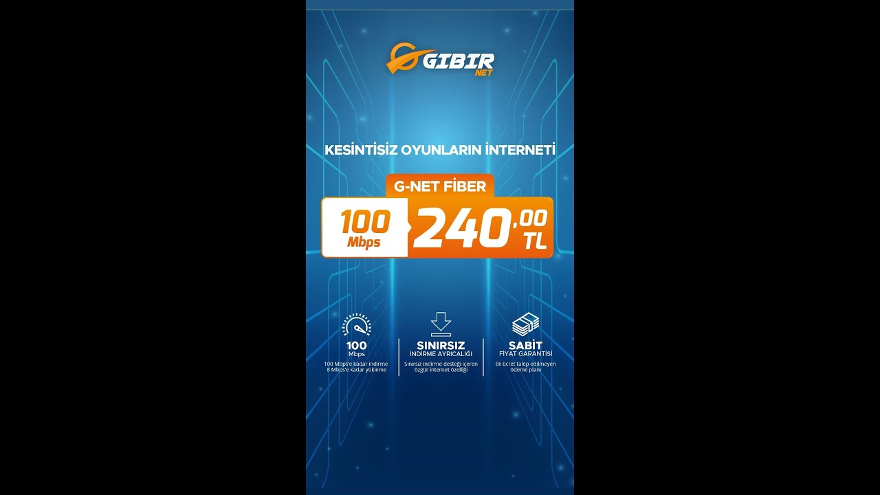 En Ucuz Ev interneti GıbırNet Hız Testi / GıbırNet Arkadaşını Getir Kampanya Kodu GBVGLBJJCW Enuygun