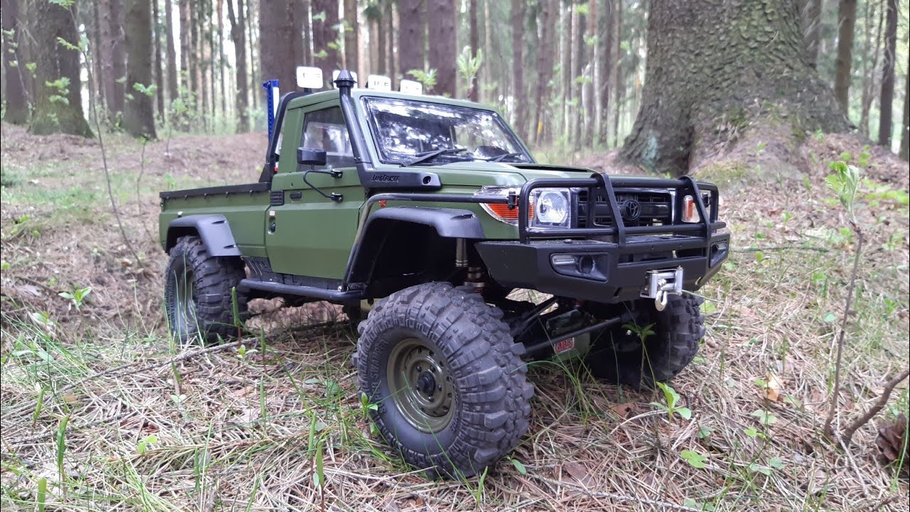 Traxxas trx4 Toyota LC70. Выкинул порталы.Сильно изменилось управление?
